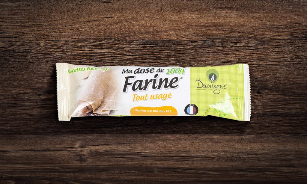Packaging farine Decollogne - 100g