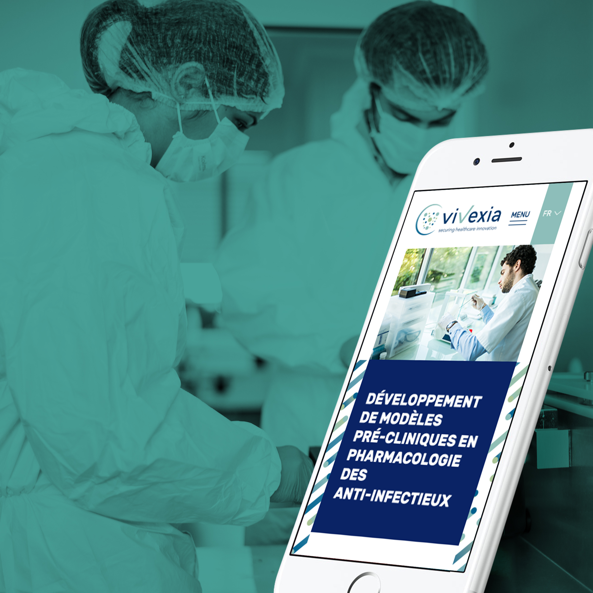 Site web Vivexia - Propulse agence créative