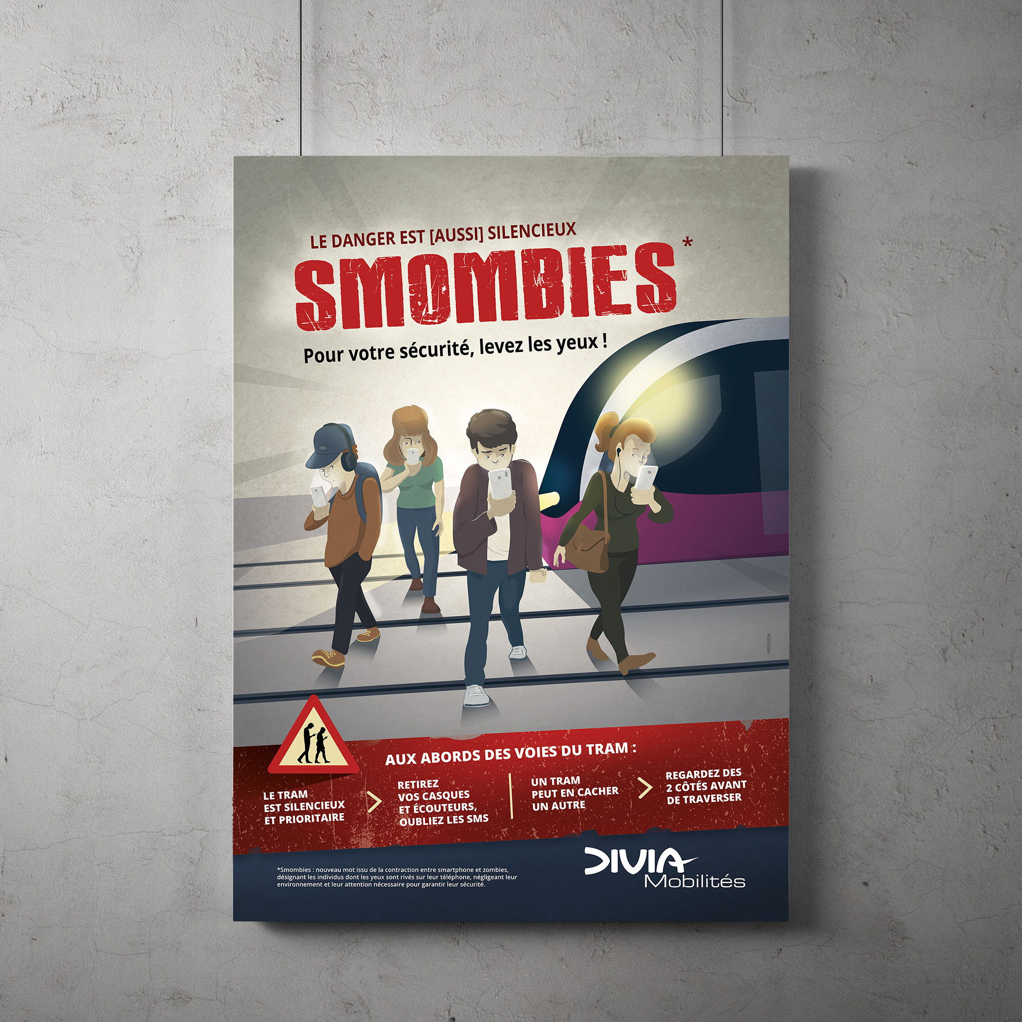 Affiche Divia mobilités - Propulse, agence créative