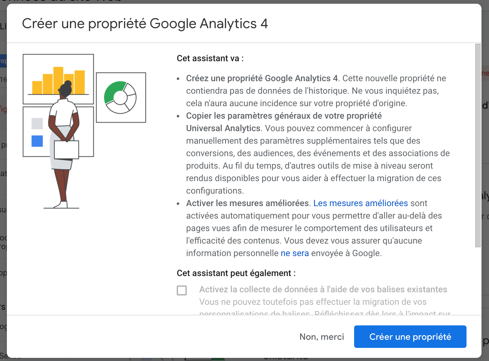 Créer une propriété Google Analytics 4