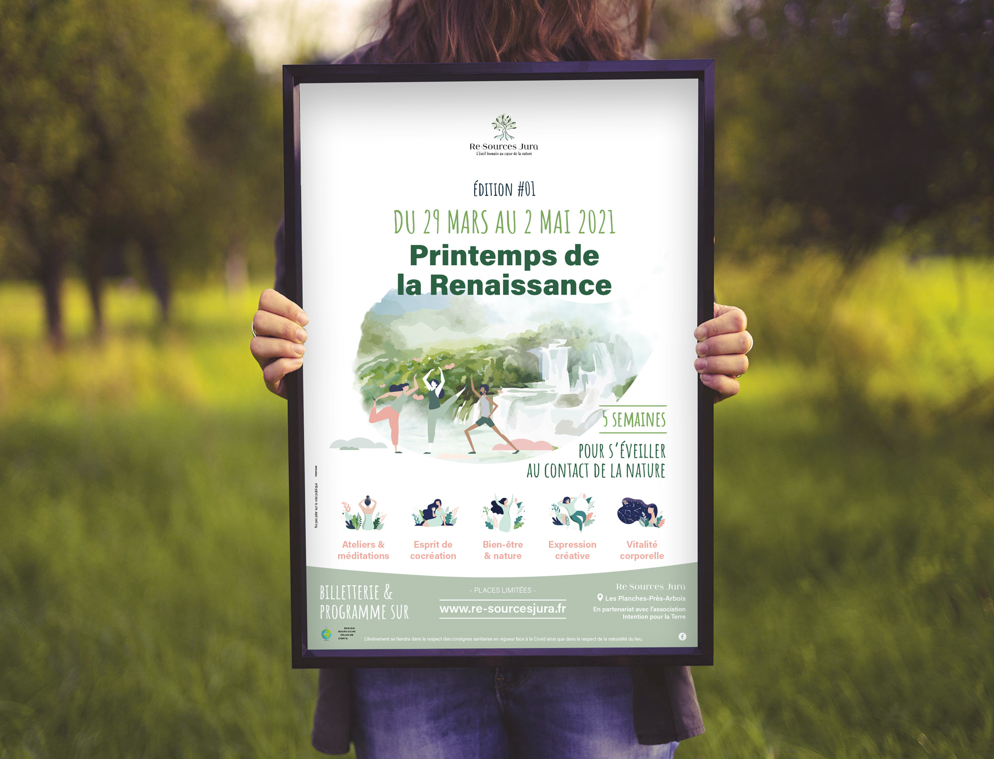 Affiche Re-Sources Jura - Propulse, agence créative