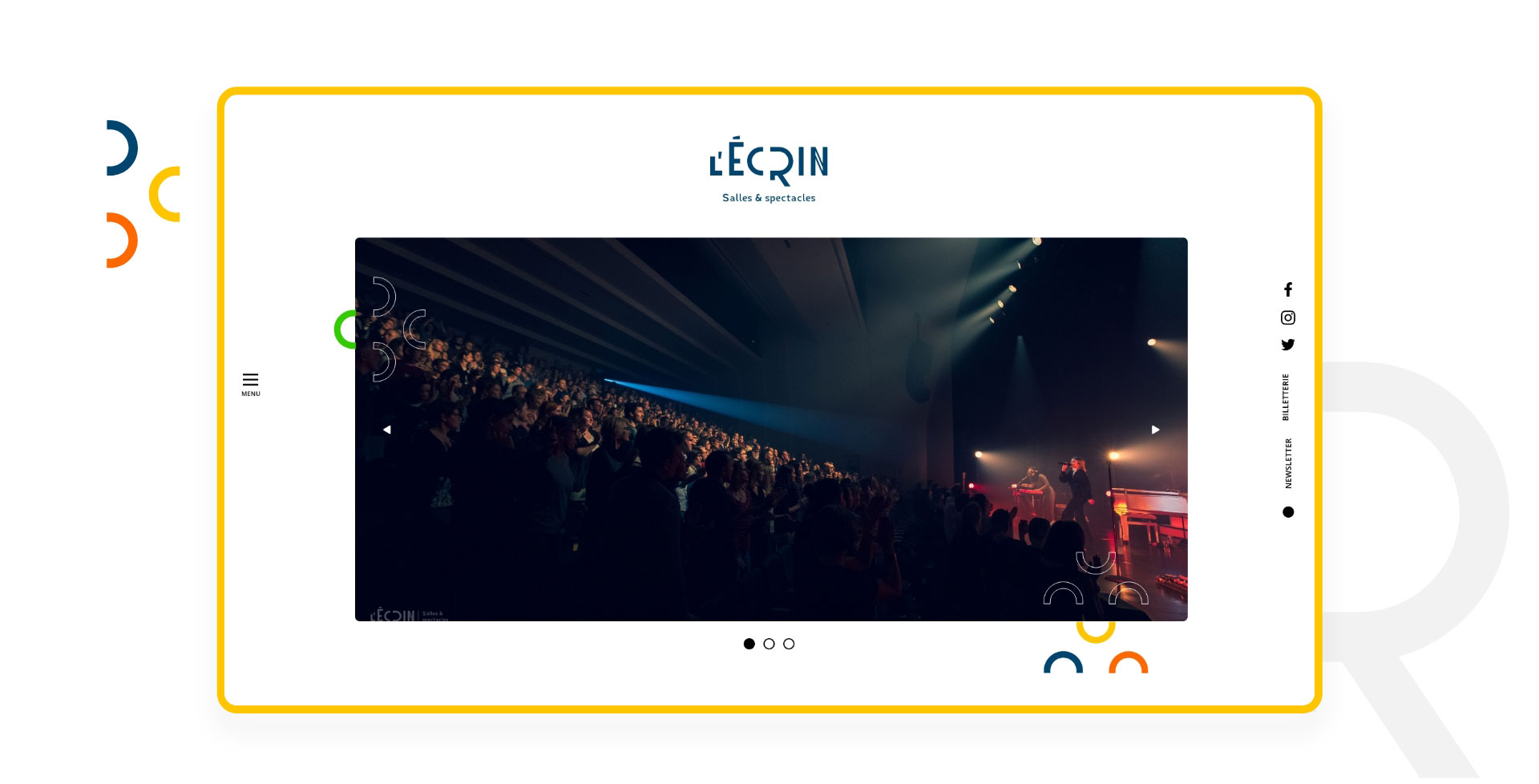 Création du site web l'Ecrin - Propulse