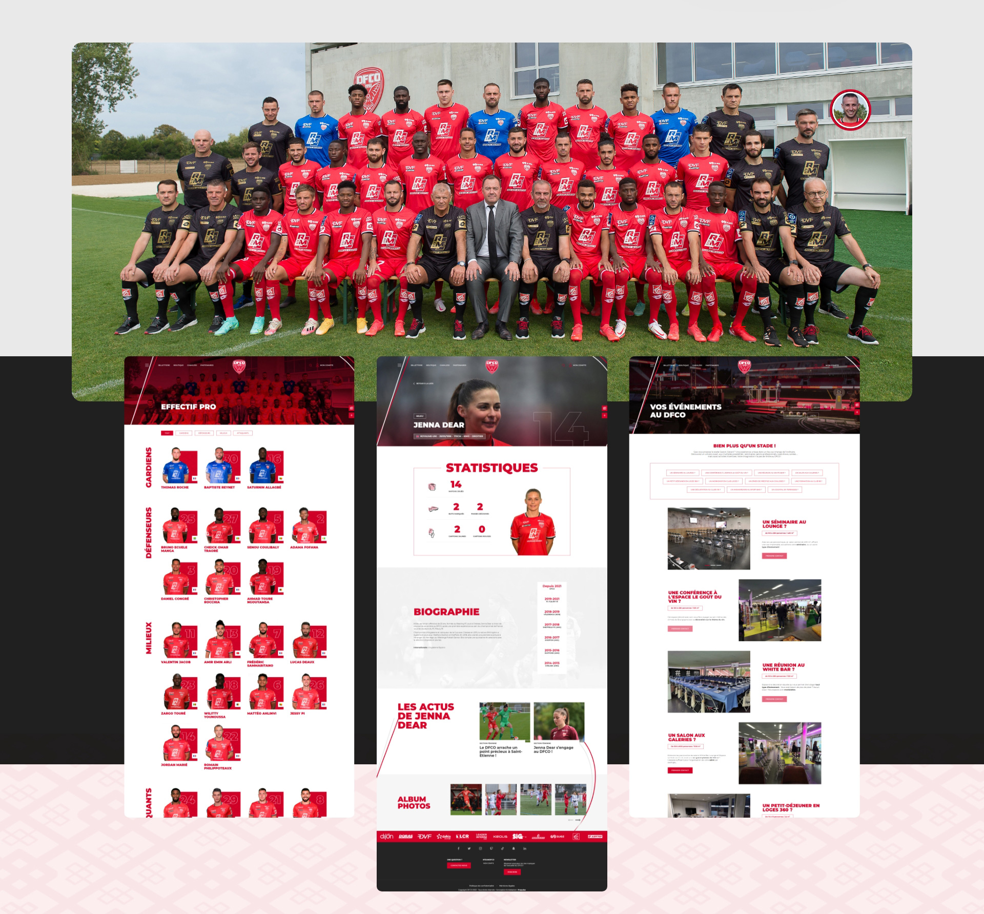 Création du site web du DFCO - Agence Propulse