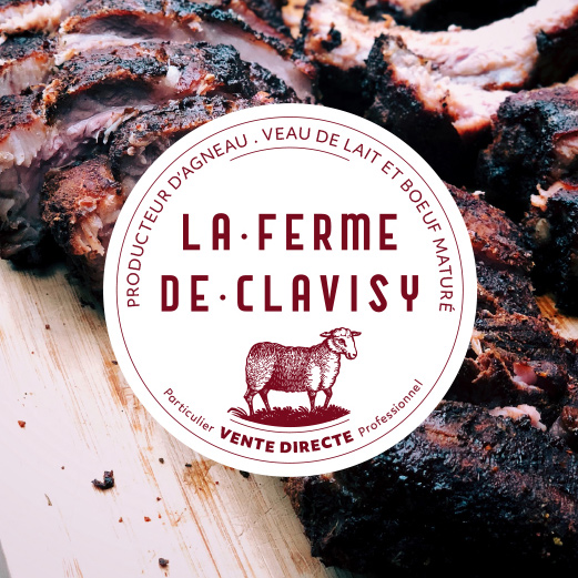 Création du logo de la Ferme de Clavisy - Propulse