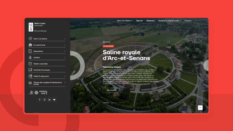 Refonte du site web WordPress pour la Saline royale d'Arc et Senans - Propulse