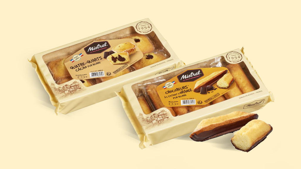Création d'étiquettes pour les Biscuits Mistral