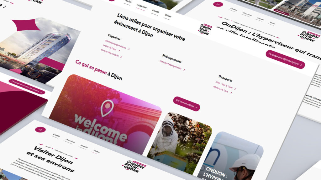 Développement WordPress du site web Dijon Bourgogne - Propulse