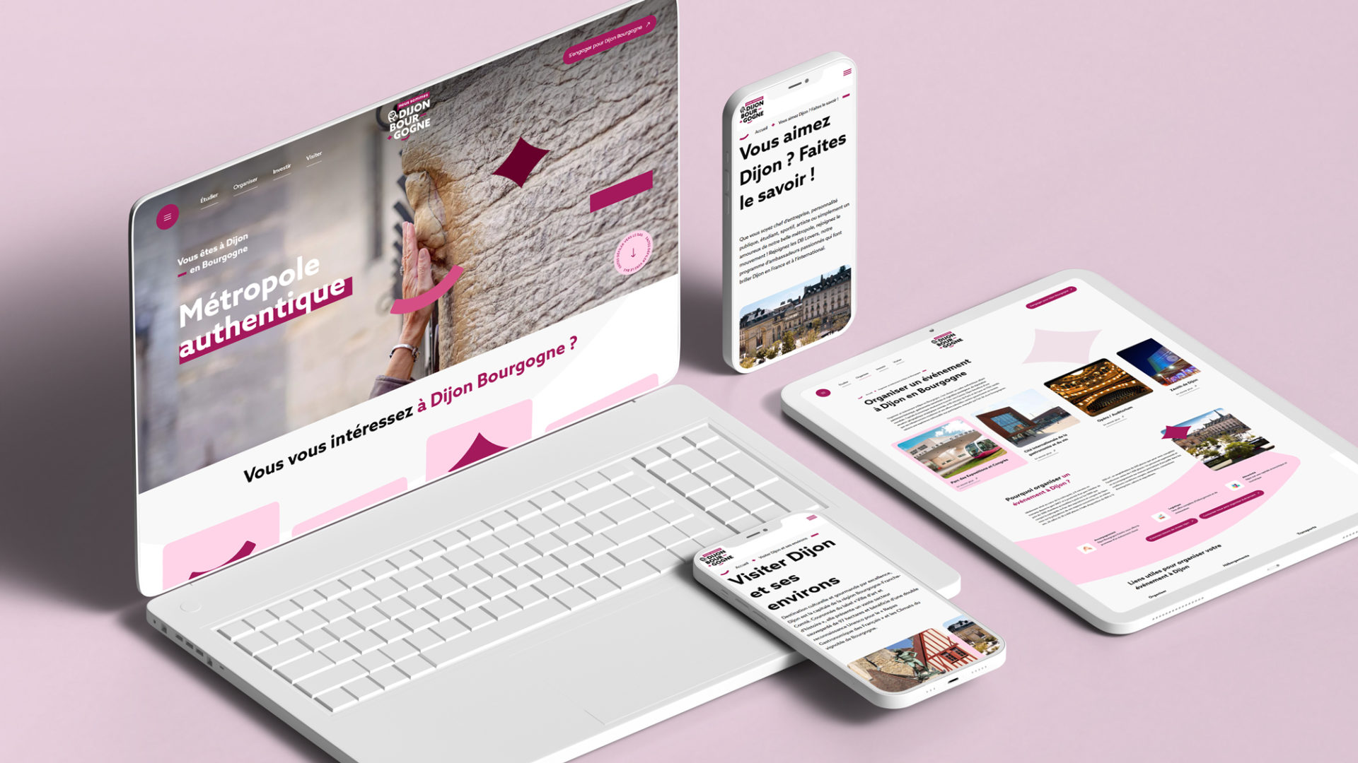 Création du site web Dijon Bourgogne - Propulse