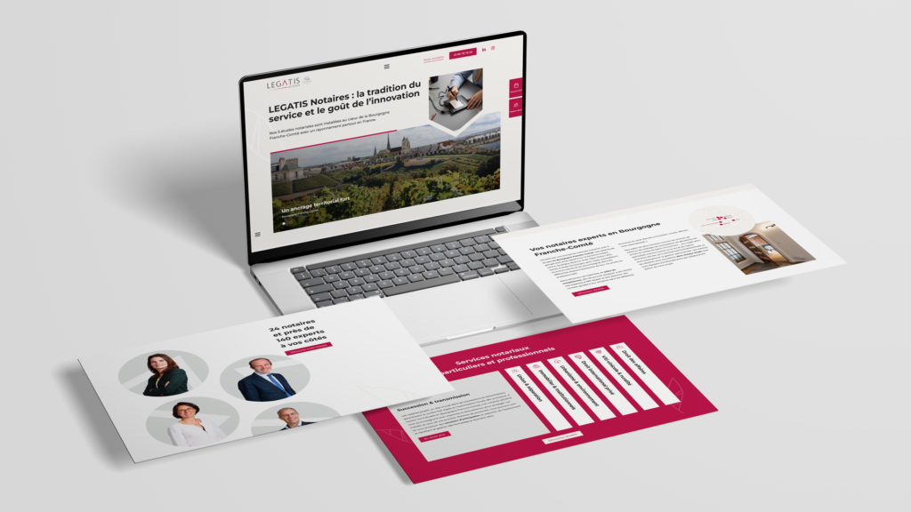 Refonte du site web Legatis