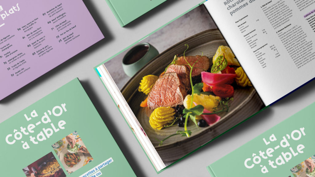 Les livres de recettes La Côte-d’Or à Table