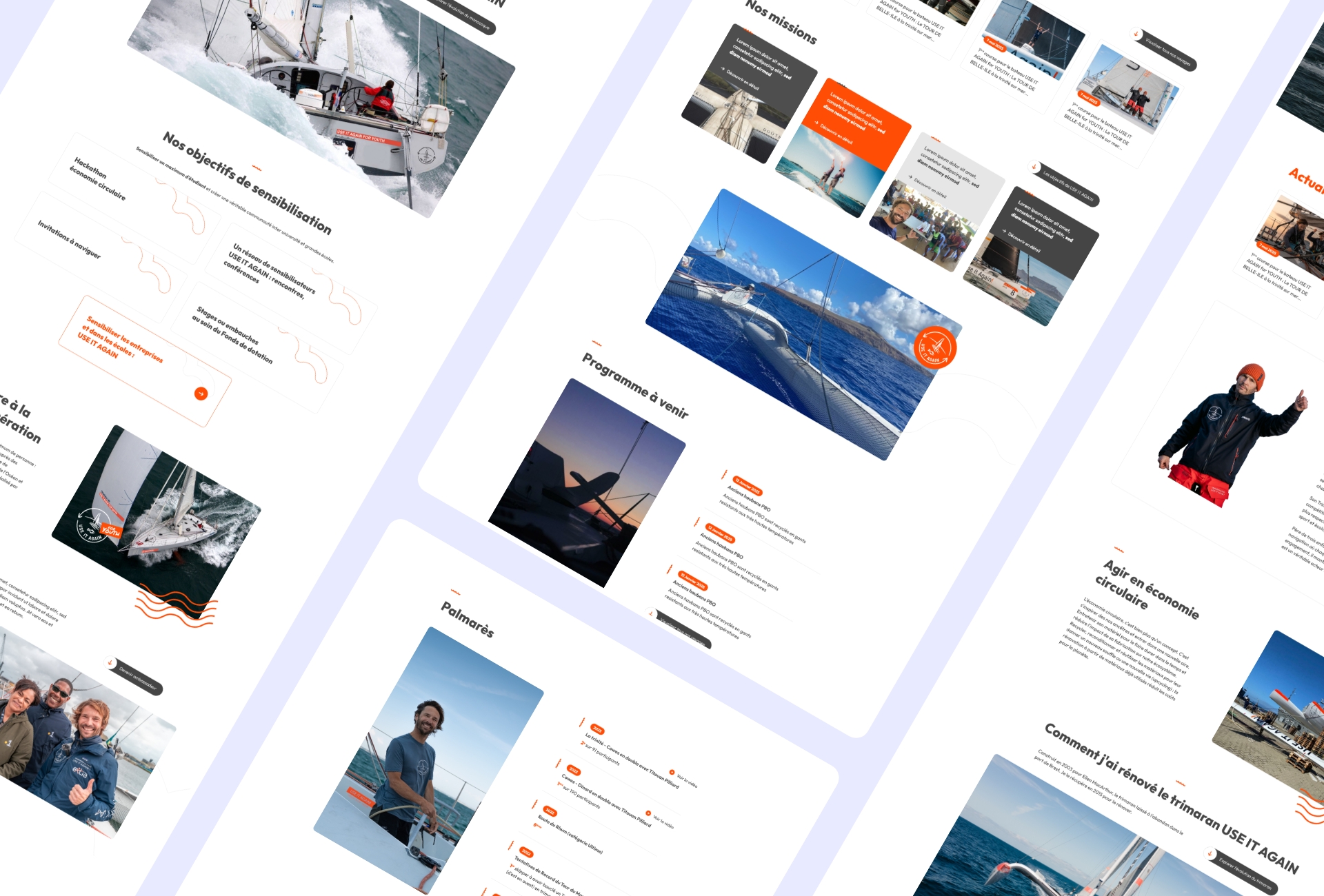 Webdesign du site web Use it Again _ Propulse