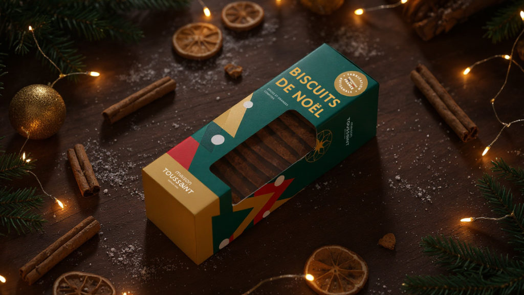 Refonte packaging Biscuits de Noel Maison Toussaint - Propulse