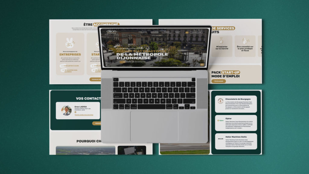 Refonte du site web Dijon Bourgogne Invest