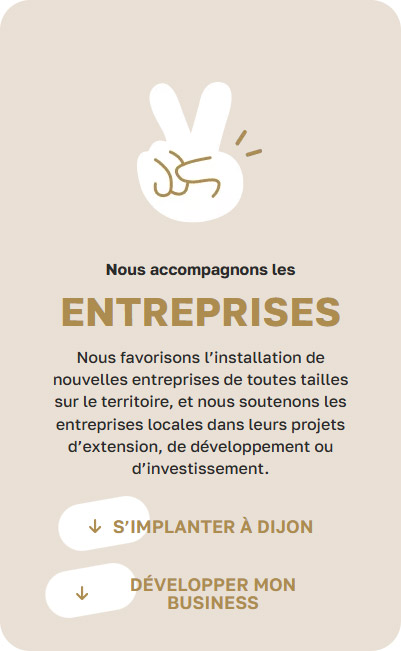 Vue Entreprises - Site web Dijon Bourgogne Invest