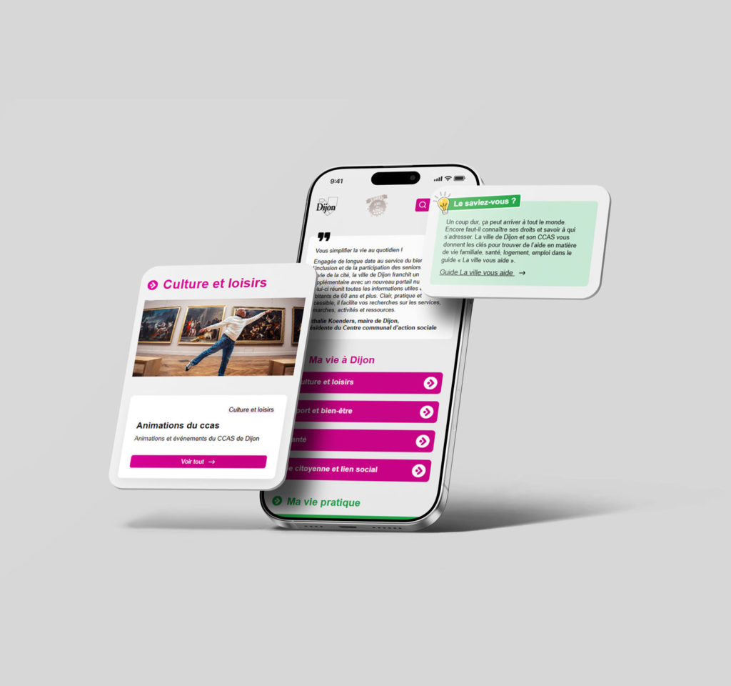 Une plateforme digitale pour accompagner les 60+ dijonnais au quotidien